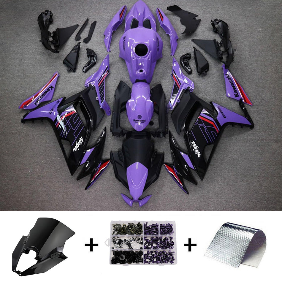 インジェクションフェアリングキット ボディワーク ABS カワサキ ER-6F Ninja650 2020-2025 に適合