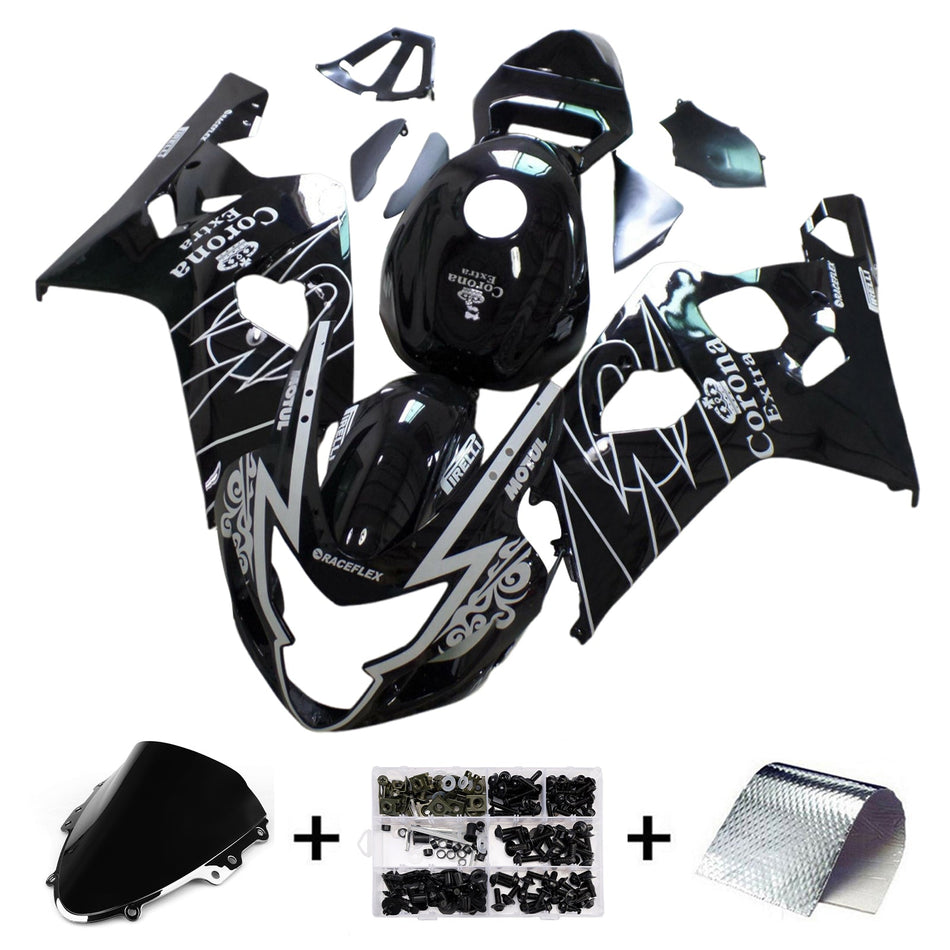 スズキ GSXR 600/750 2004-2005 K4 用 インジェクションフェアリングキット ボディワーク プラスチック ABS