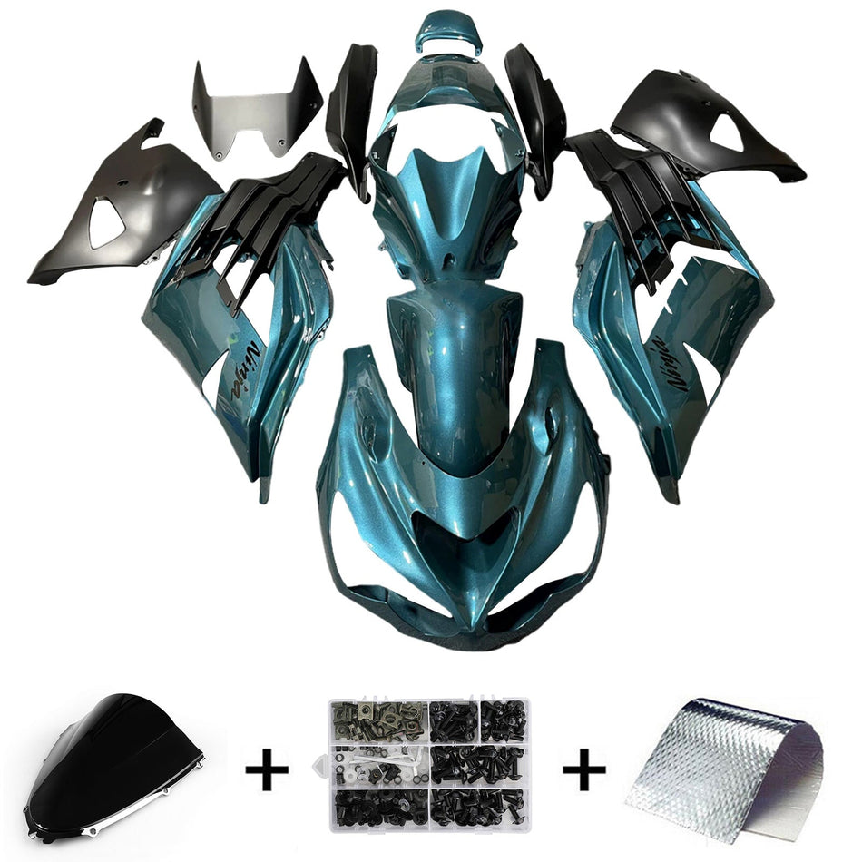 2012-2022 カワサキ ZX14R ZZR1400 インジェクションフェアリングキット ボディワーク