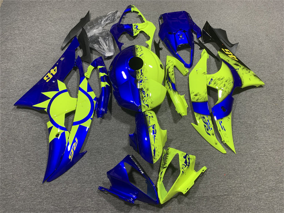 2008-2016 ヤマハ YZF 600 R6 インジェクションフェアリングキット ボディワーク プラスチック ABS #184