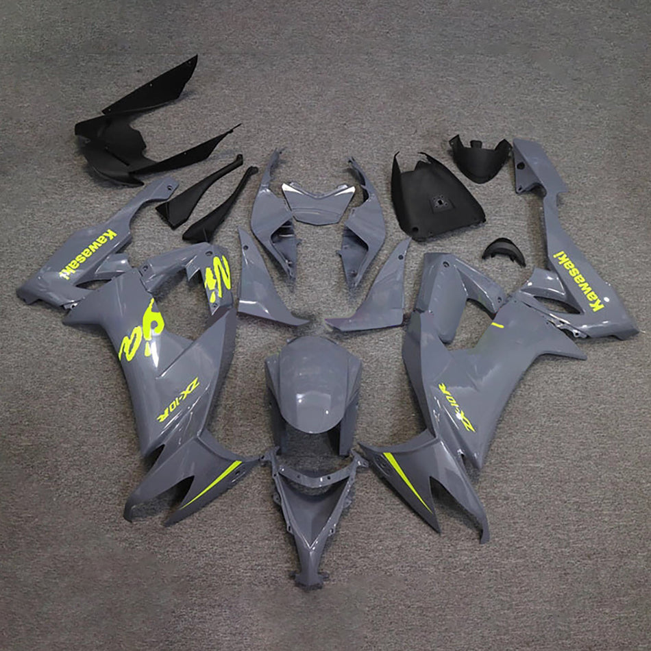 インジェクションフェアリングキット ボディワーク プラスチック ABS カワサキ ZX10R 2008-2010 に適合