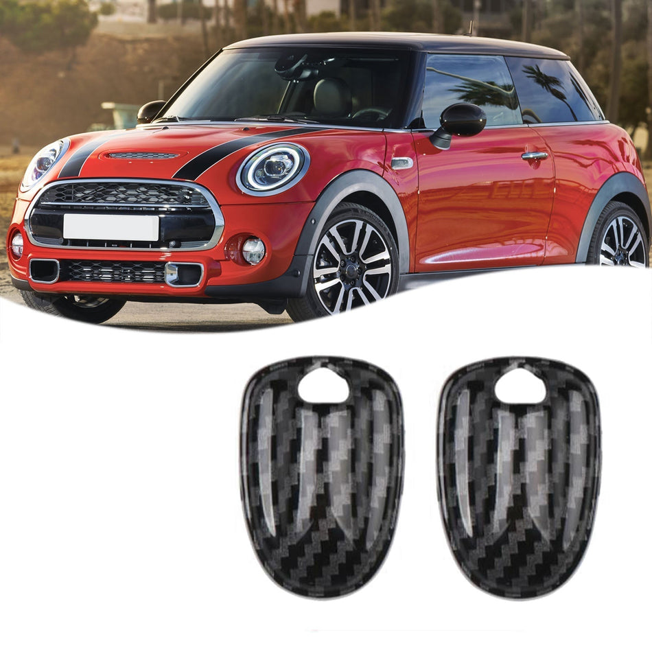 BMW MINI Cooper F54 F55 F56 F57 F60 カーボン製ワイパー ウォーター スプレー ノズル カバー