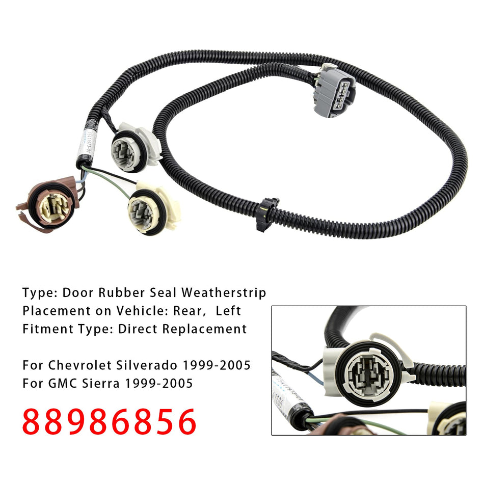 シボレー シルバラード GMC シエラ 1999-2005 用 左運転席側テールライト配線ハーネス