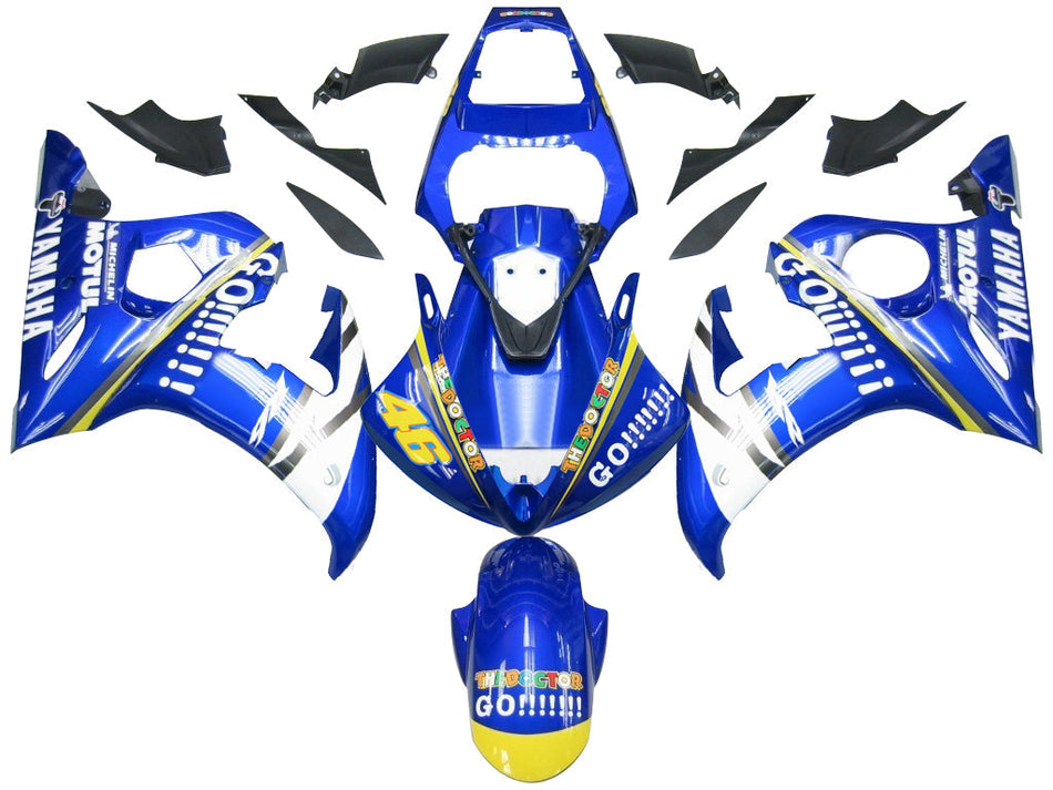 2005 ヤマハ YZF 600 R6 Amotopart インジェクションフェアリングキット ボディワーク プラスチック ABS #13