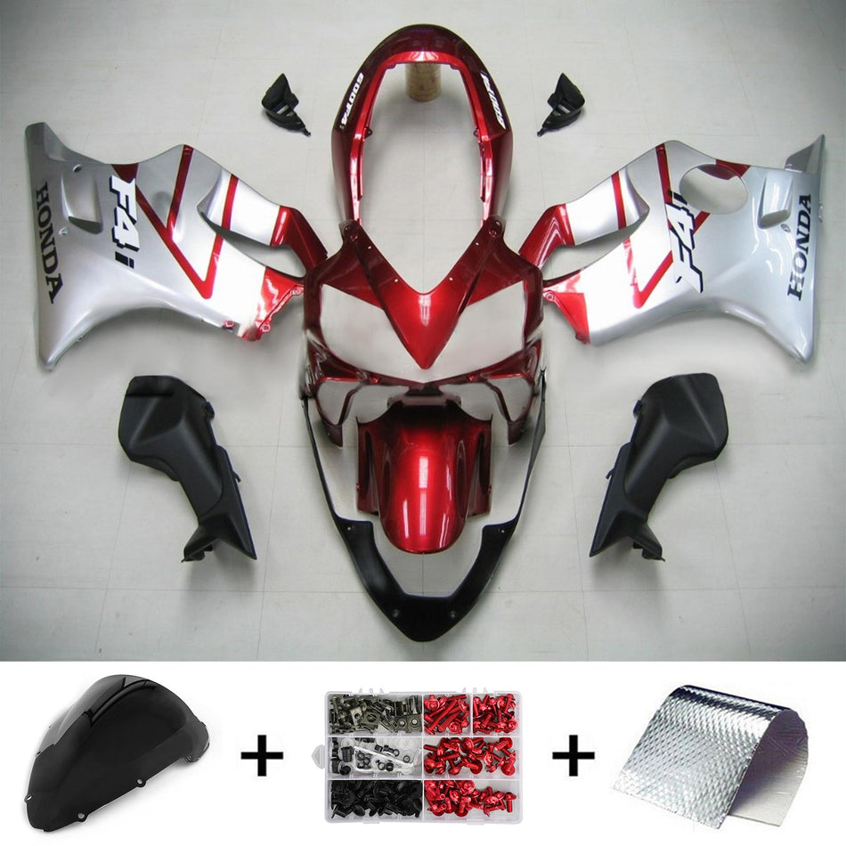 2004-2007 ホンダ CBR600 F4i Amotopart インジェクションフェアリングキット ボディワーク プラスチック ABS #133