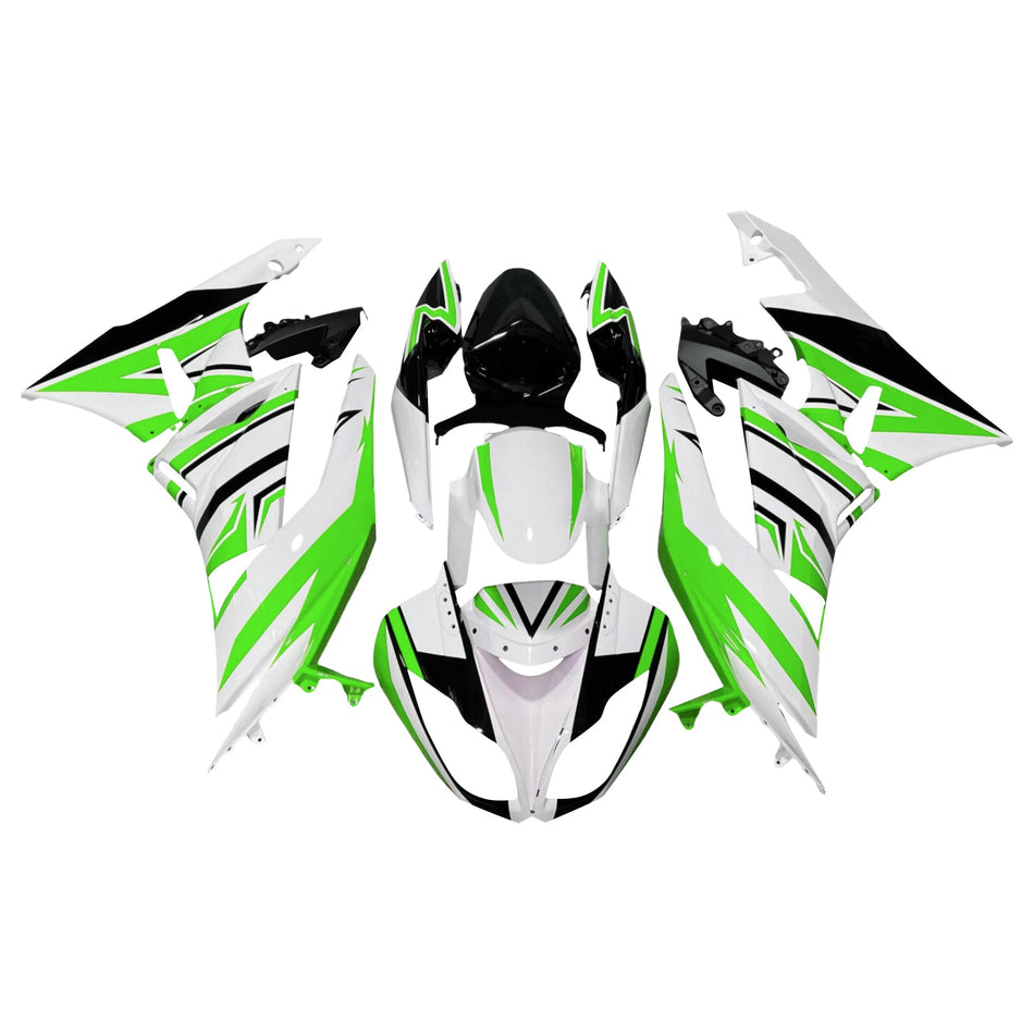 インジェクションフェアリングキット ボディワーク プラスチック ABS カワサキ ZX6R 636 2009-2012 に適合