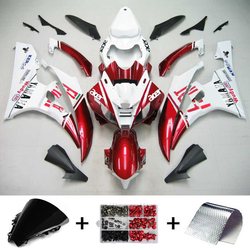 2006-2007 ヤマハ YZF 600 R6 Amotopart インジェクションフェアリングキット ボディワーク プラスチック ABS #129