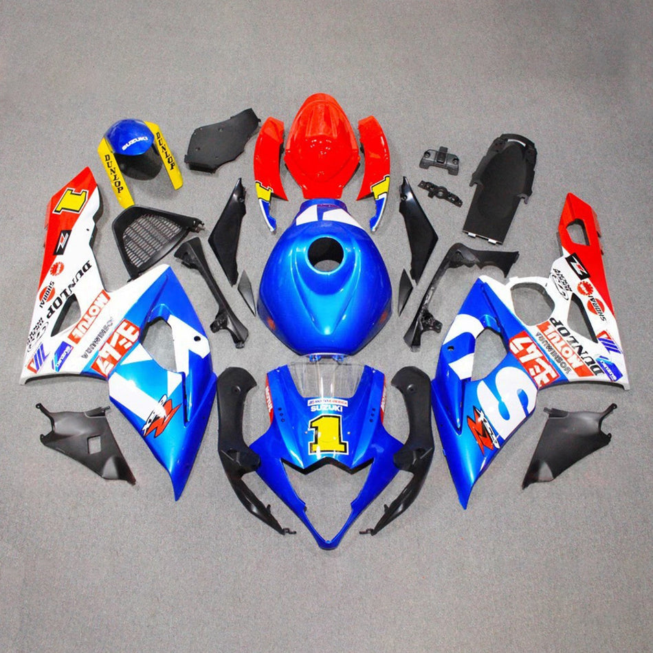 スズキ GSXR1000 2005-2006 K5 用 インジェクションフェアリングキット ボディワーク プラスチック ABS