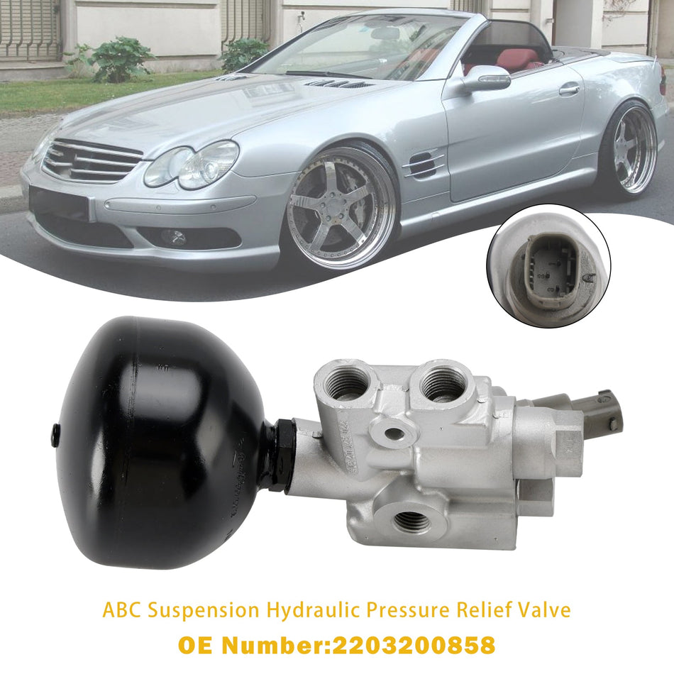 メルセデス R230 SL500 CL500 CL55 AMG ABC サスペンション 油圧リリーフバルブ 2203200858