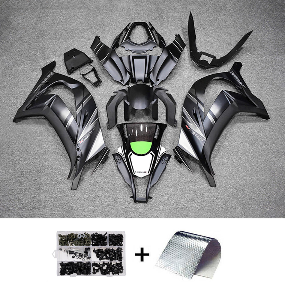 インジェクションフェアリングキット ボディワーク プラスチック ABS カワサキ ZX10R 2011-2015 に適合