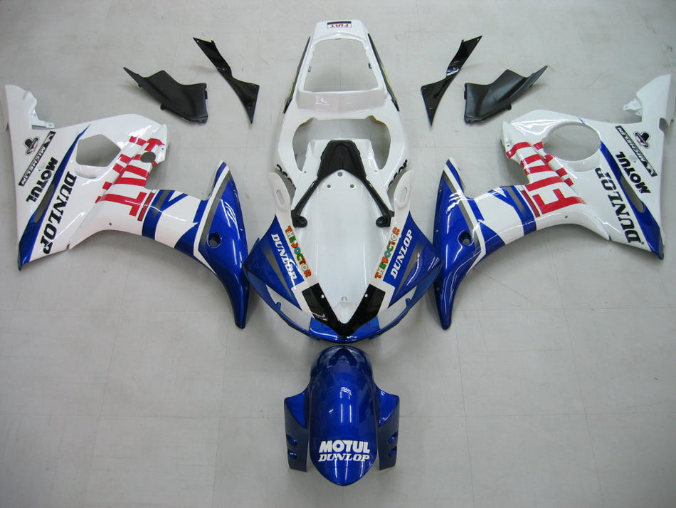 2003-2004 ヤマハ R6 &amp; 2006-2009 YZF R6S ホワイト マルチカラー フェアリング キット