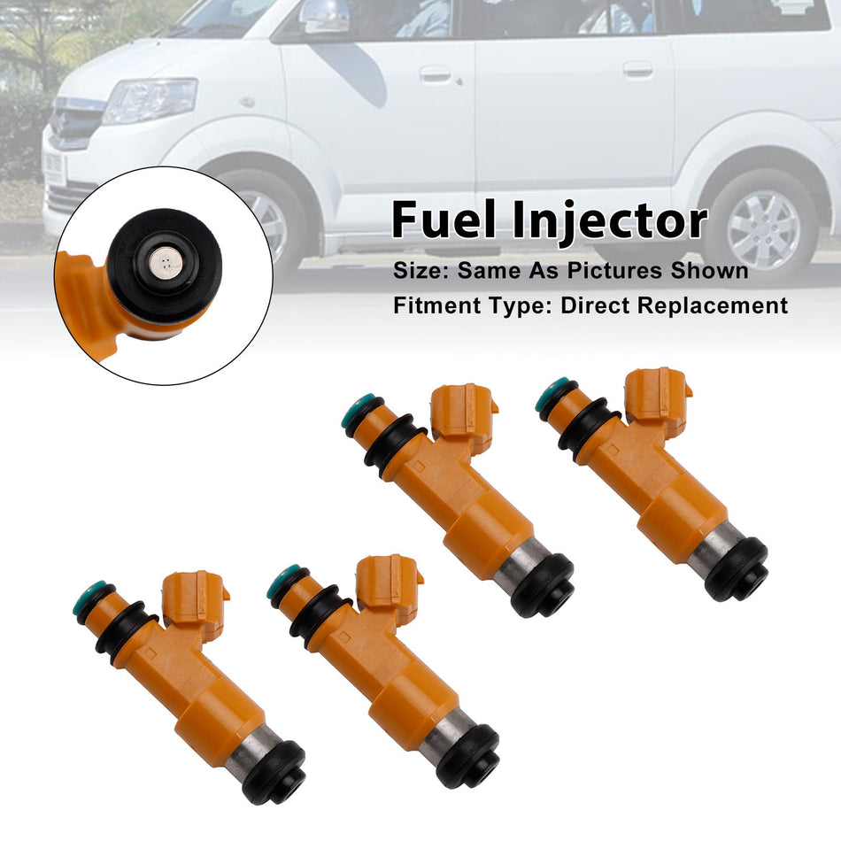 スズキ APV スズキ フューチュラ 1500cc SL415 ユーロ II 15710-61J00 用 燃料インジェクター 4個