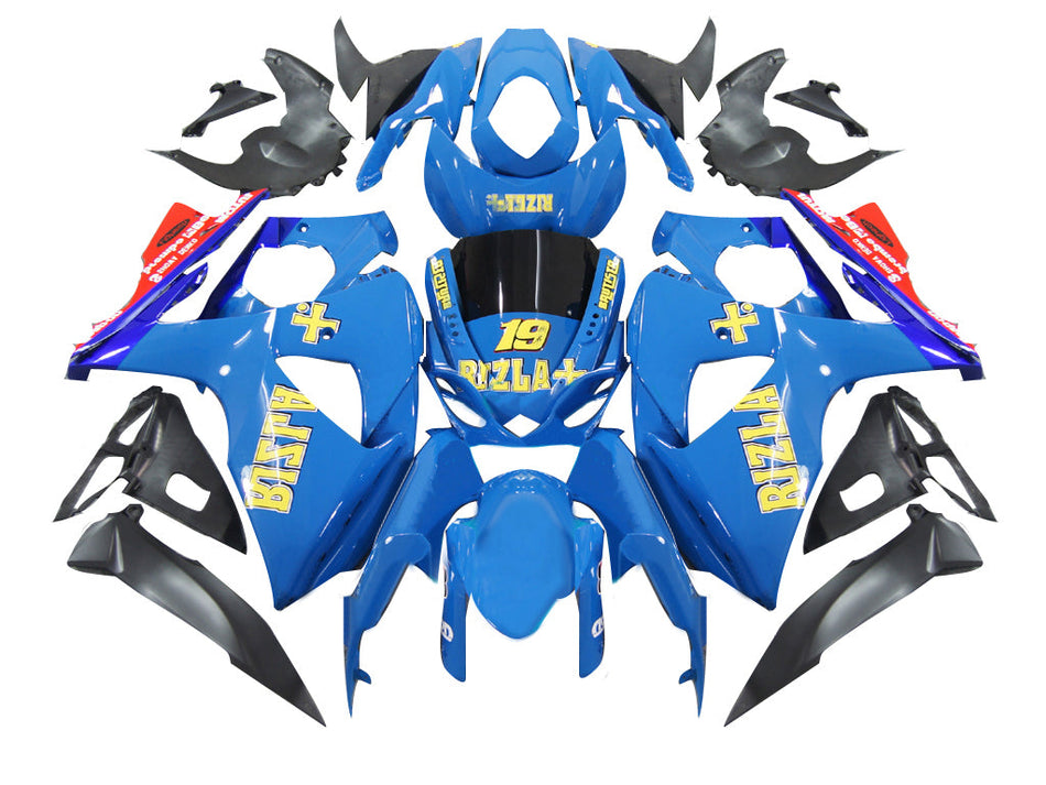 2009-2016 スズキ GSXR 1000 ブルー リズラ レーシング フェアリング ジェネリック