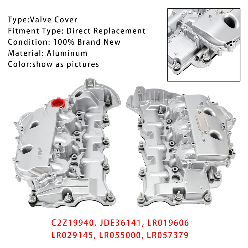 ランドローバー ディスカバリー レンジローバー 3.0 V6 306DT アルミバルブカバー ペア