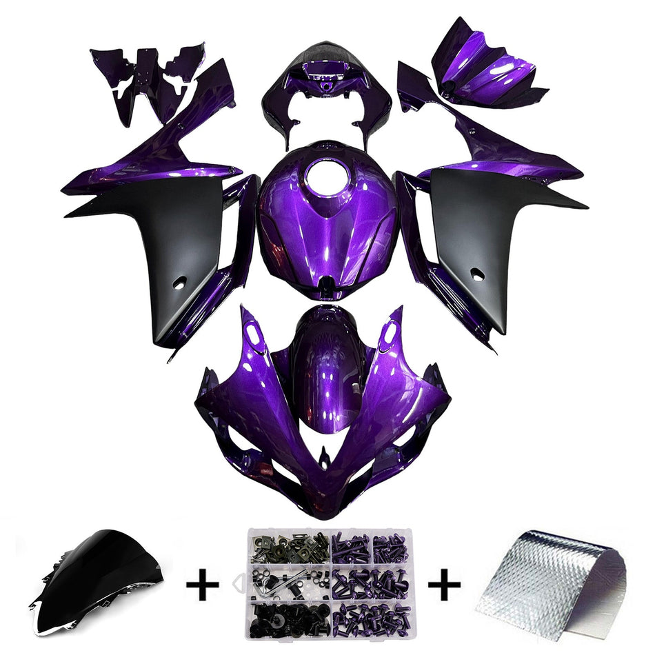 ヤマハ YZFR1 YZF-R1 2007-2008 用 インジェクションフェアリングキット ボディワーク プラスチック ABS