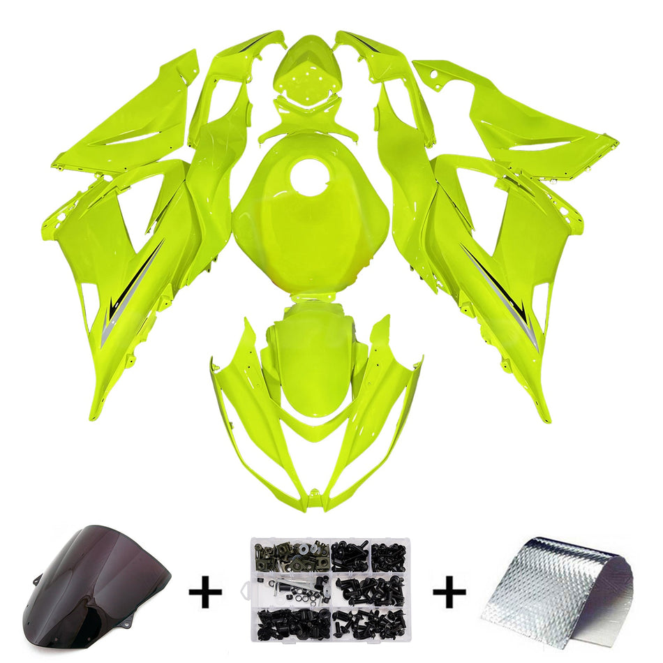 インジェクションフェアリングキット ボディワーク プラスチック ABS カワサキ ZX6R 636 2013-2018 に適合