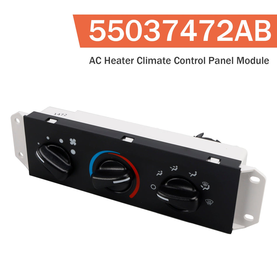 1999-2004 ジープ ラングラー AC ヒーター クライメート コントロール パネル モジュール 55037472AB P55037472AB