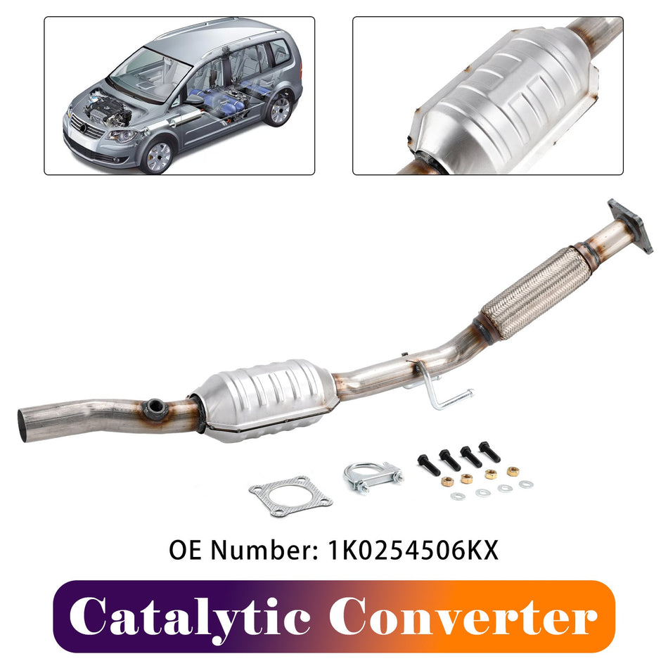 触媒コンバーター 1K0254506KX VW Caddy III 2.0 EcoFuel Touran 2006-2015用