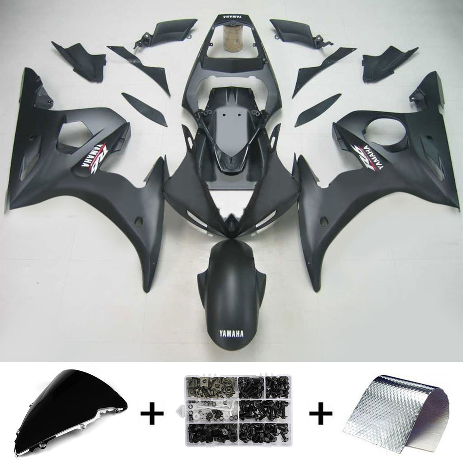 2003-2004 ヤマハ YZF 600 R6 2006-2009 R6S Amotopart インジェクションフェアリングキット ボディワーク プラスチック ABS #125