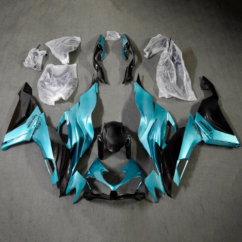 インジェクションフェアリングキット ボディワーク プラスチック ABS カワサキ ZX6R 2019-2023 に適合
