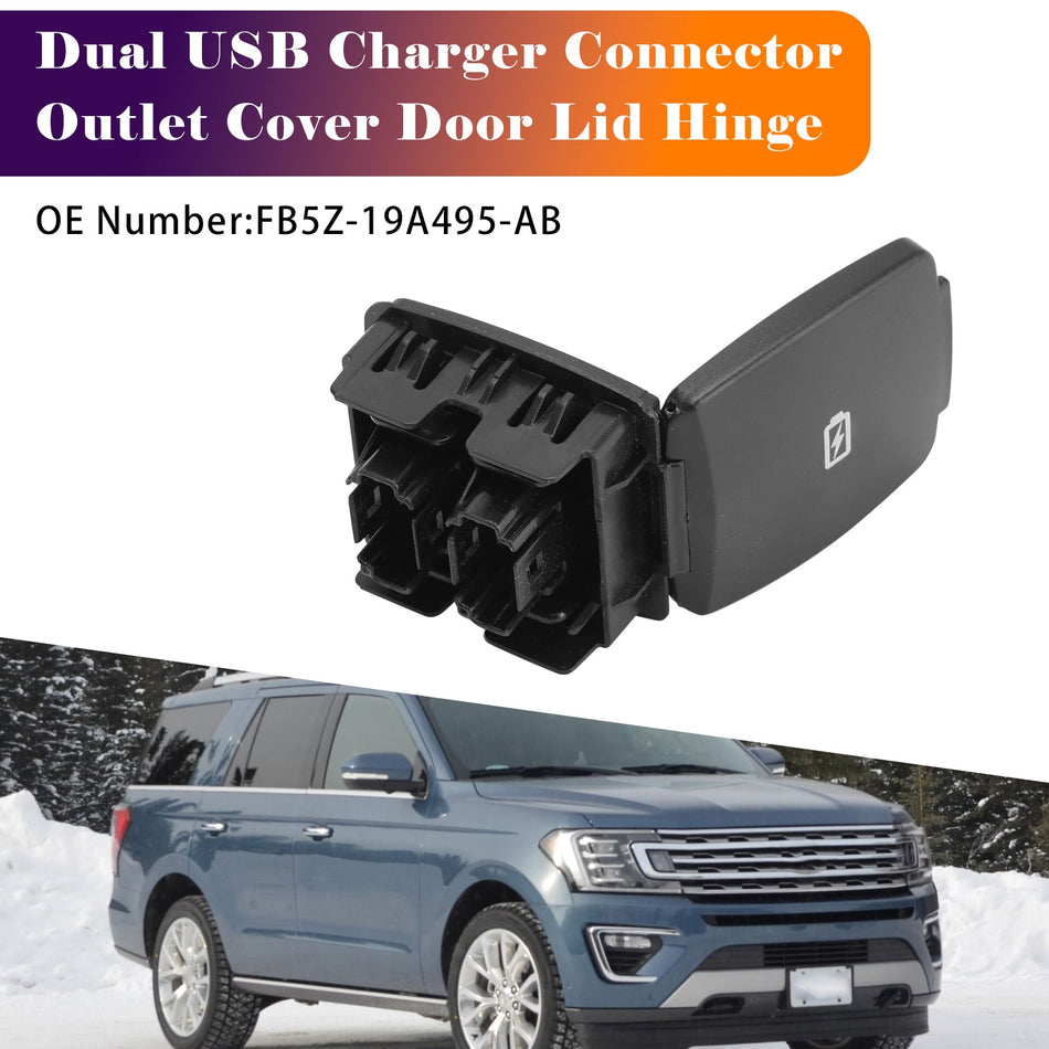 F-Super Duty Navigator 16-21用デュアルUSB充電コネクタカバーFB5Z-19A495-AB