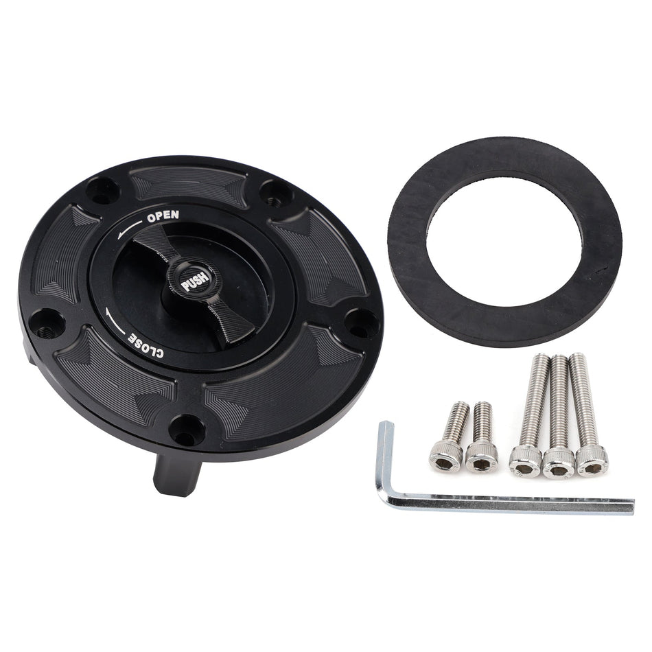 CNC 102mm 燃料ガスキャップ キーレス QJMOTOR RRQ600 550 R400 R350 R250 SRK 600用