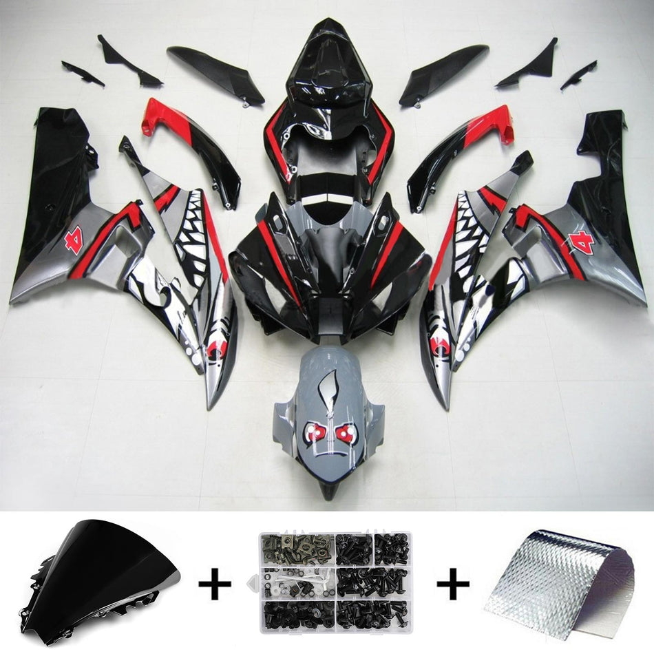 2006-2007 ヤマハ YZF 600 R6 Amotopart インジェクションフェアリングキット ボディワーク プラスチック ABS #145