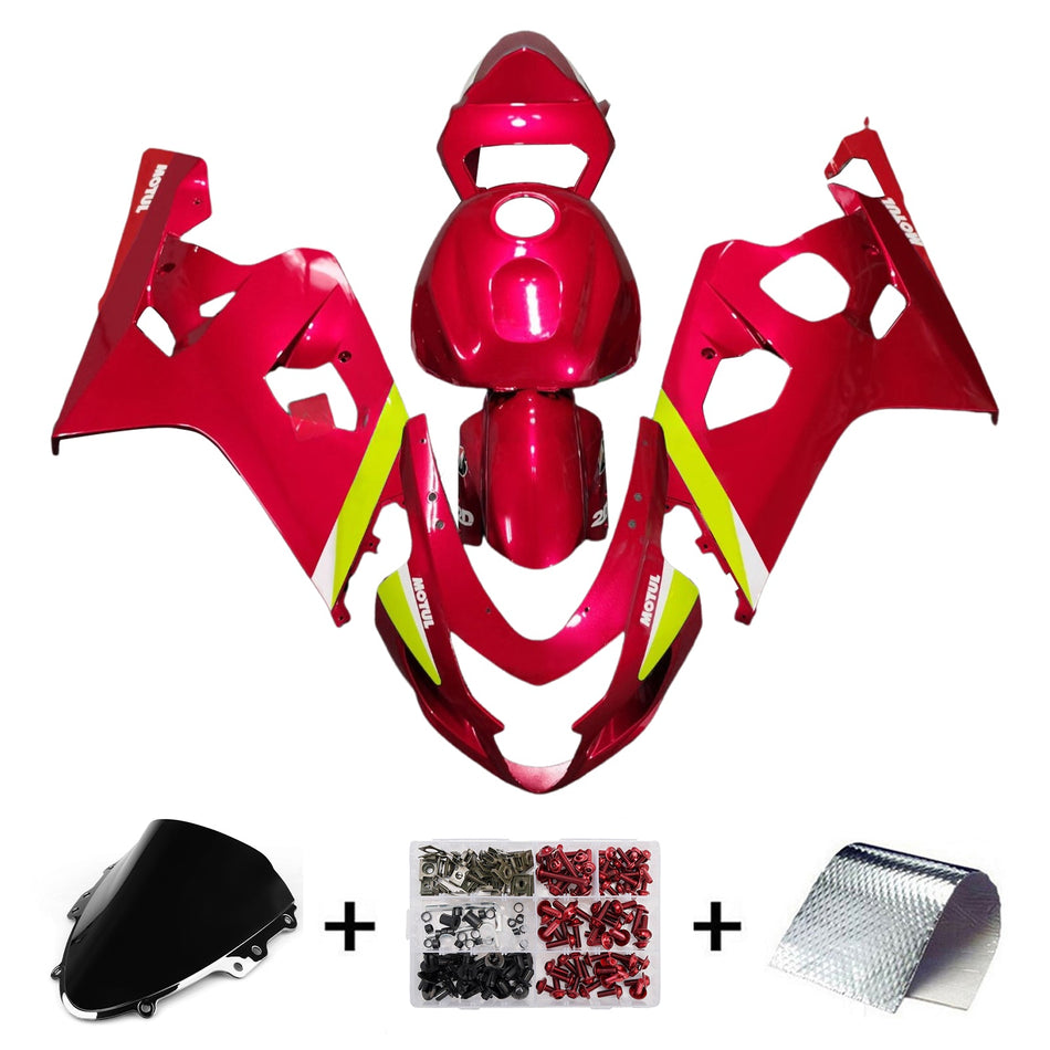 スズキ GSXR 600/750 2004-2005 K4 用 インジェクションフェアリングキット ボディワーク プラスチック ABS