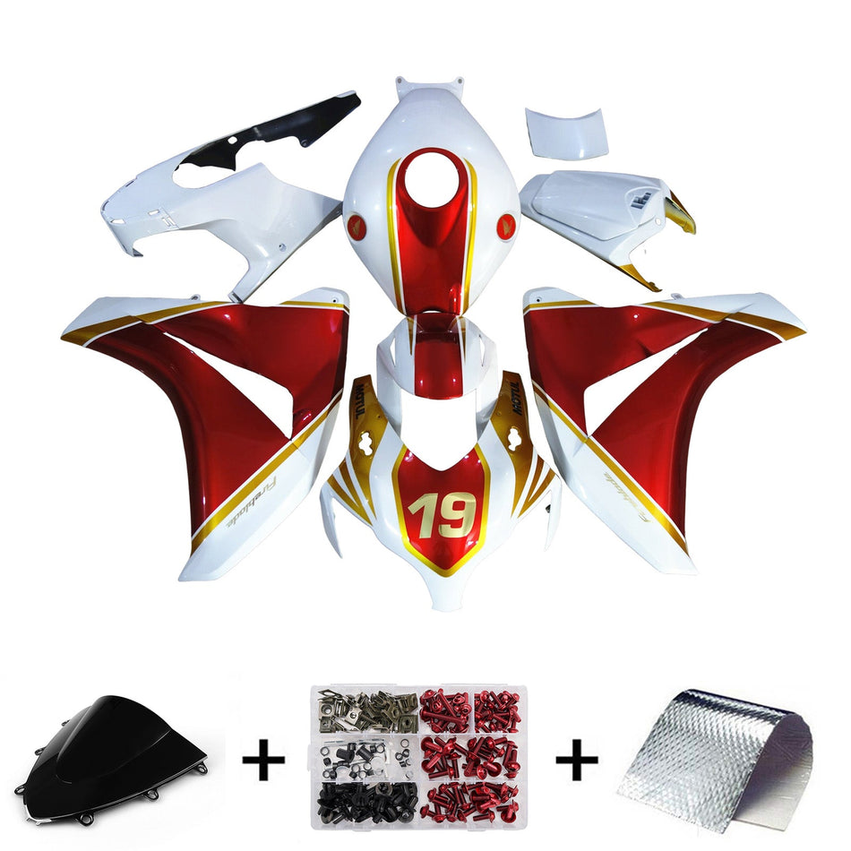 ホンダ CBR1000RR 2008-2011 用 インジェクションフェアリングキット ボディワーク プラスチック ABS