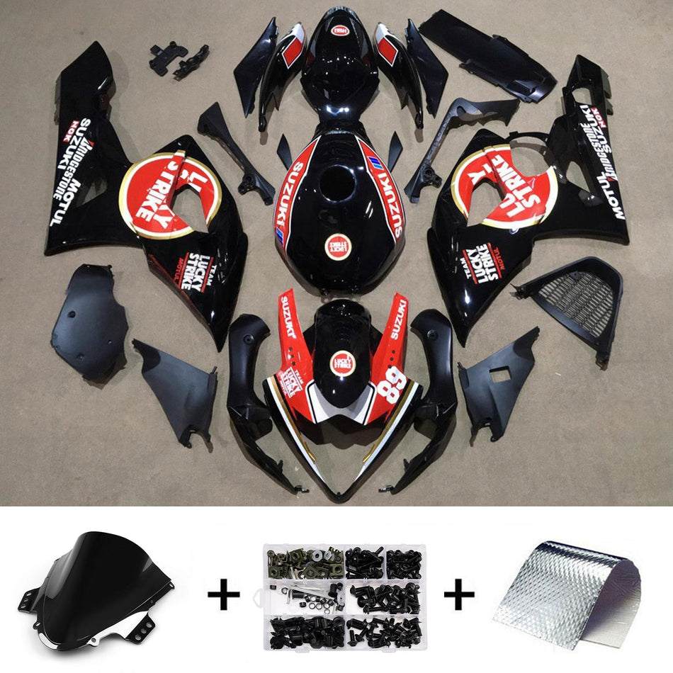 スズキ GSXR1000 2005-2006 K5 用 インジェクションフェアリングキット ボディワーク プラスチック ABS