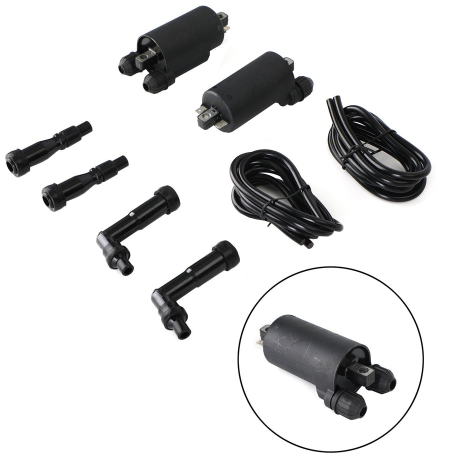 ホンダ CB750C CB750F CB900C CB900F CB1100F イグニッションコイルキャップとワイヤー