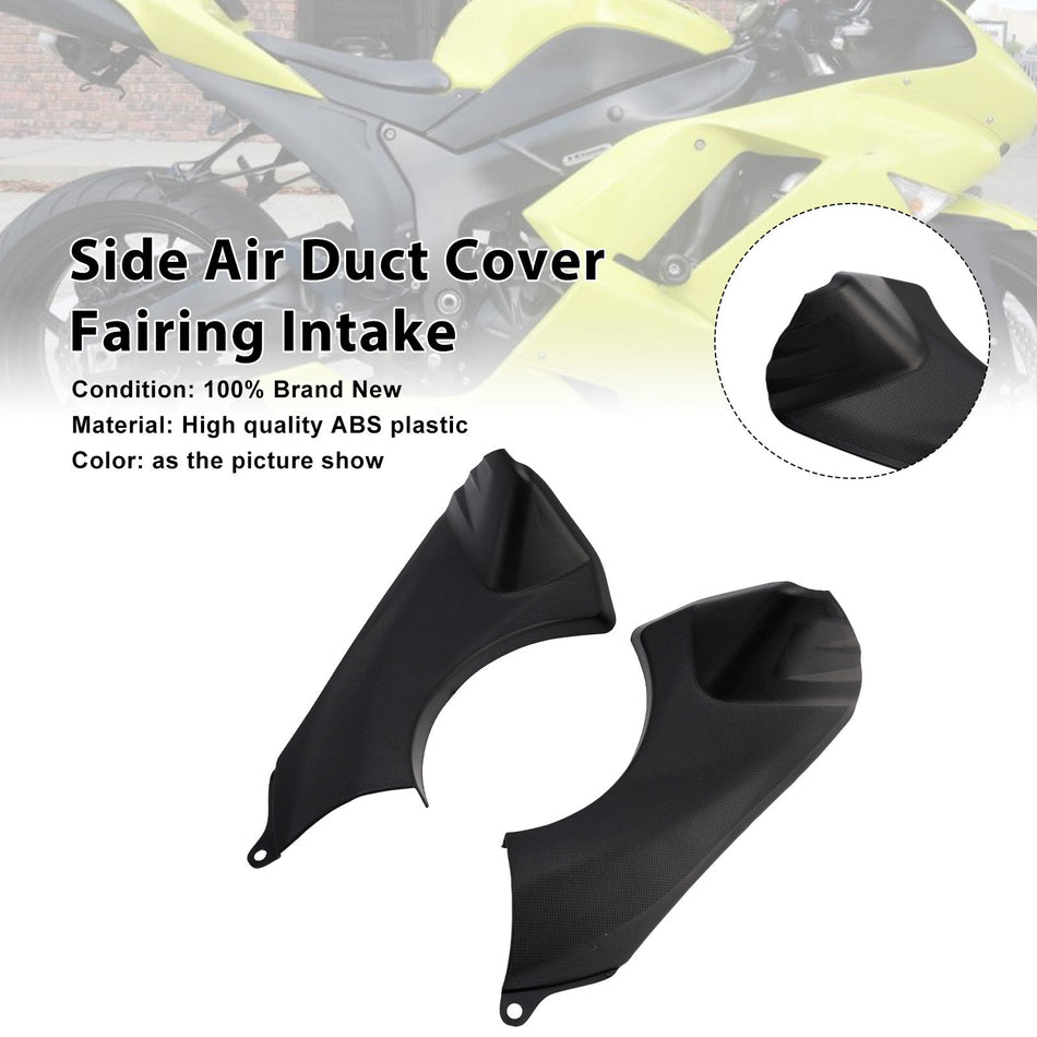 2007 2008 Kawasaki Ninja ZX-6R サイドエアダクトカバーフェアリングインテーク