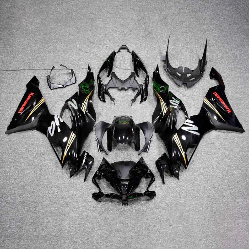 インジェクションフェアリングキット ボディワーク プラスチック ABS カワサキ ZX6R 2019-2023 に適合