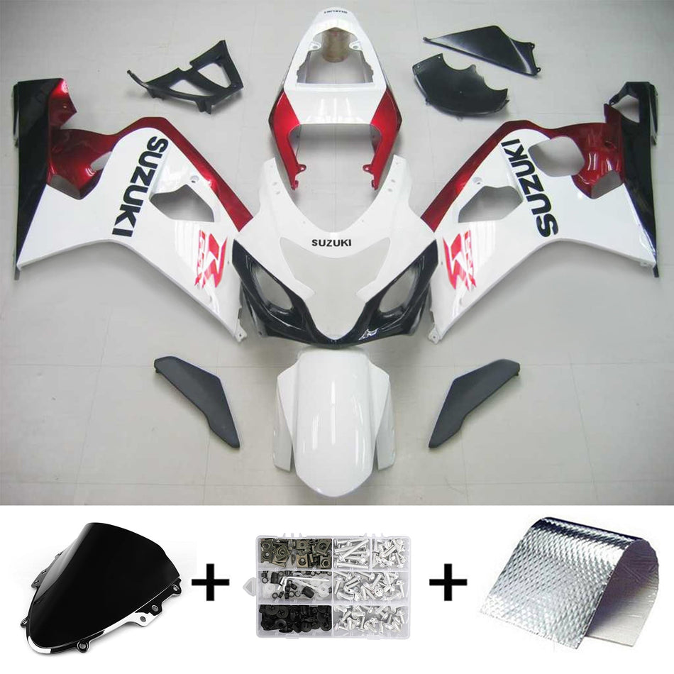 2004-2005 スズキ GSXR 600/750 K4 Amotopart インジェクションフェアリングキット ボディワーク プラスチック ABS #124