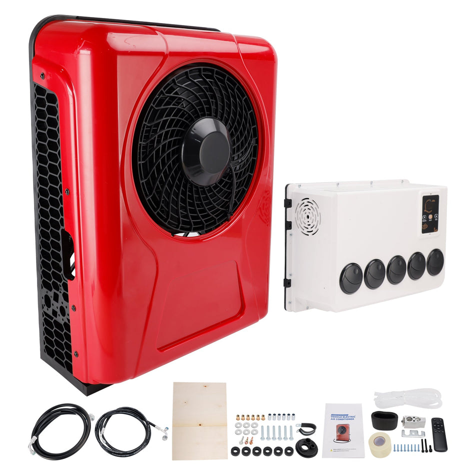 24V RVエアコン 13000BTU トラック用セパレートエアコン キャンピングカー、トラック、RV、トレーラー用