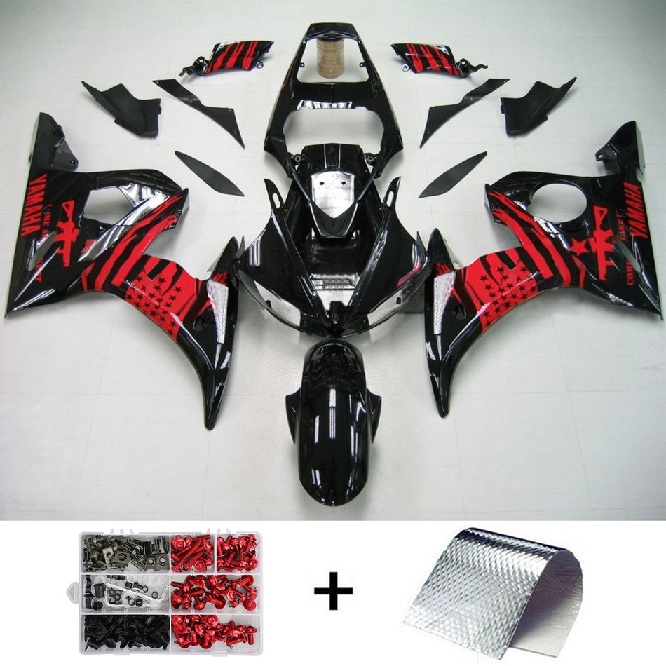 2003-2004 ヤマハ YZF 600 R6/R6S インジェクションフェアリングキット ボディワーク プラスチック ABS #152