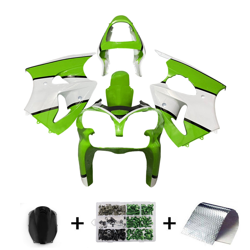 カワサキ ZX6R 636 2000-2002 ZZR600 2005-2008 用インジェクションフェアリングキット ボディワーク