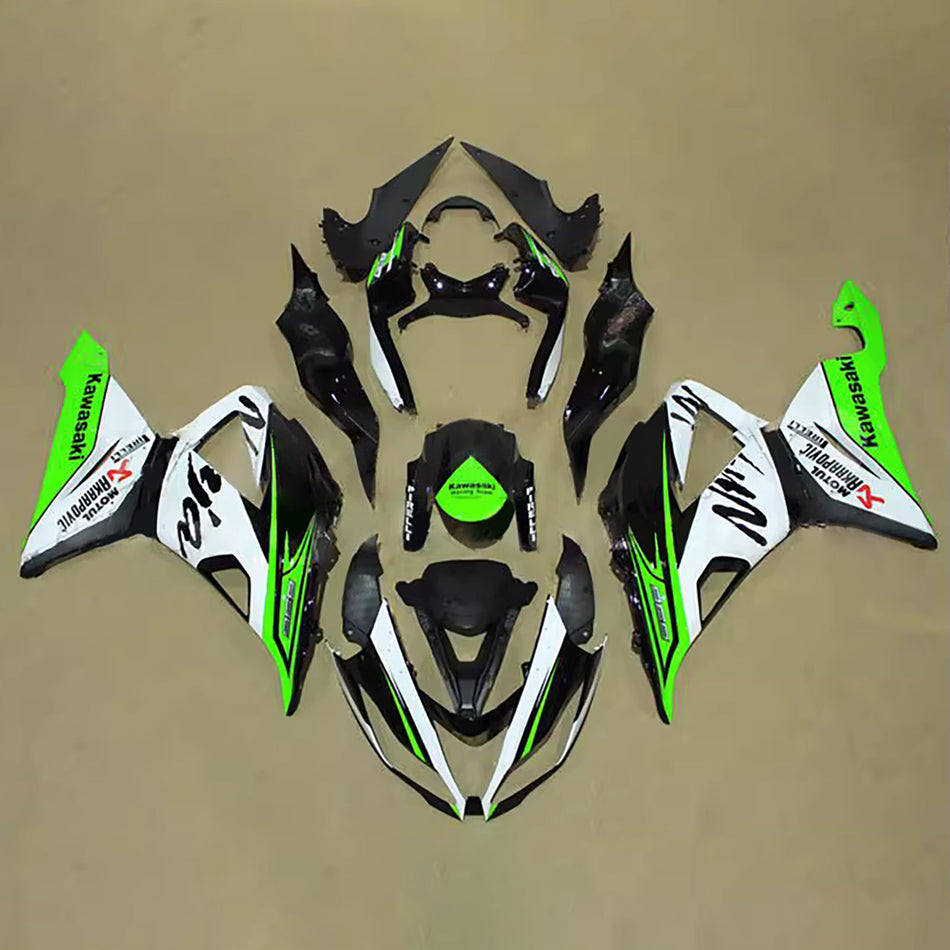 インジェクションフェアリングキット ボディワーク プラスチック ABS カワサキ ZX6R 636 2013-2018 に適合
