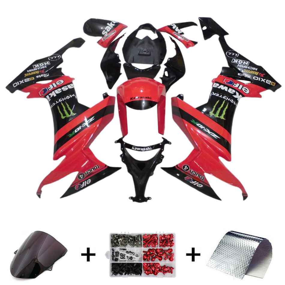 2008-2010 カワサキ ZX10R インジェクションフェアリングキット ボディワーク プラスチック ABS