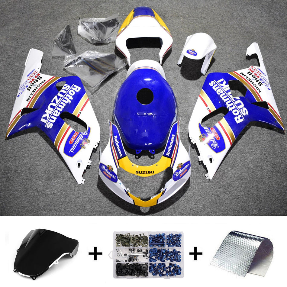 スズキ GSXR600 2001-2003 GSXR750 2000-2003 K1 用インジェクションフェアリングキット ボディワーク