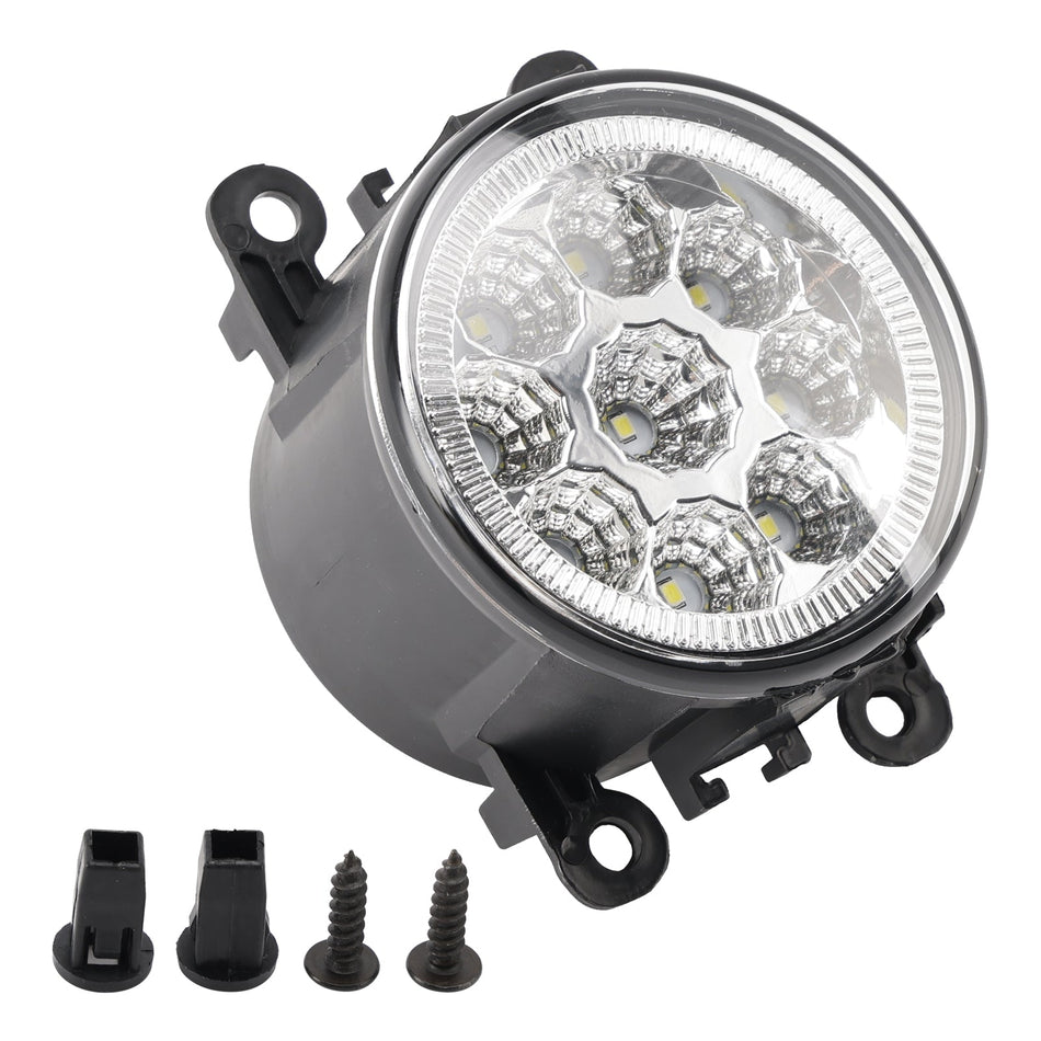 フォード フォーカス フィエスタ C-Max 84501AJ00A用 9 LED デイタイムランニングフォグランプ