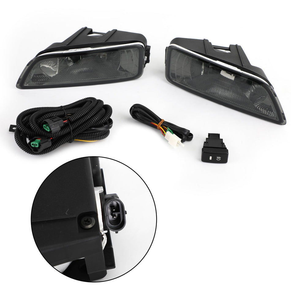 ホンダ アコード 2003-2007 / アキュラ TL 2004-2008 スモークレンズ フォグランプ + スイッチ