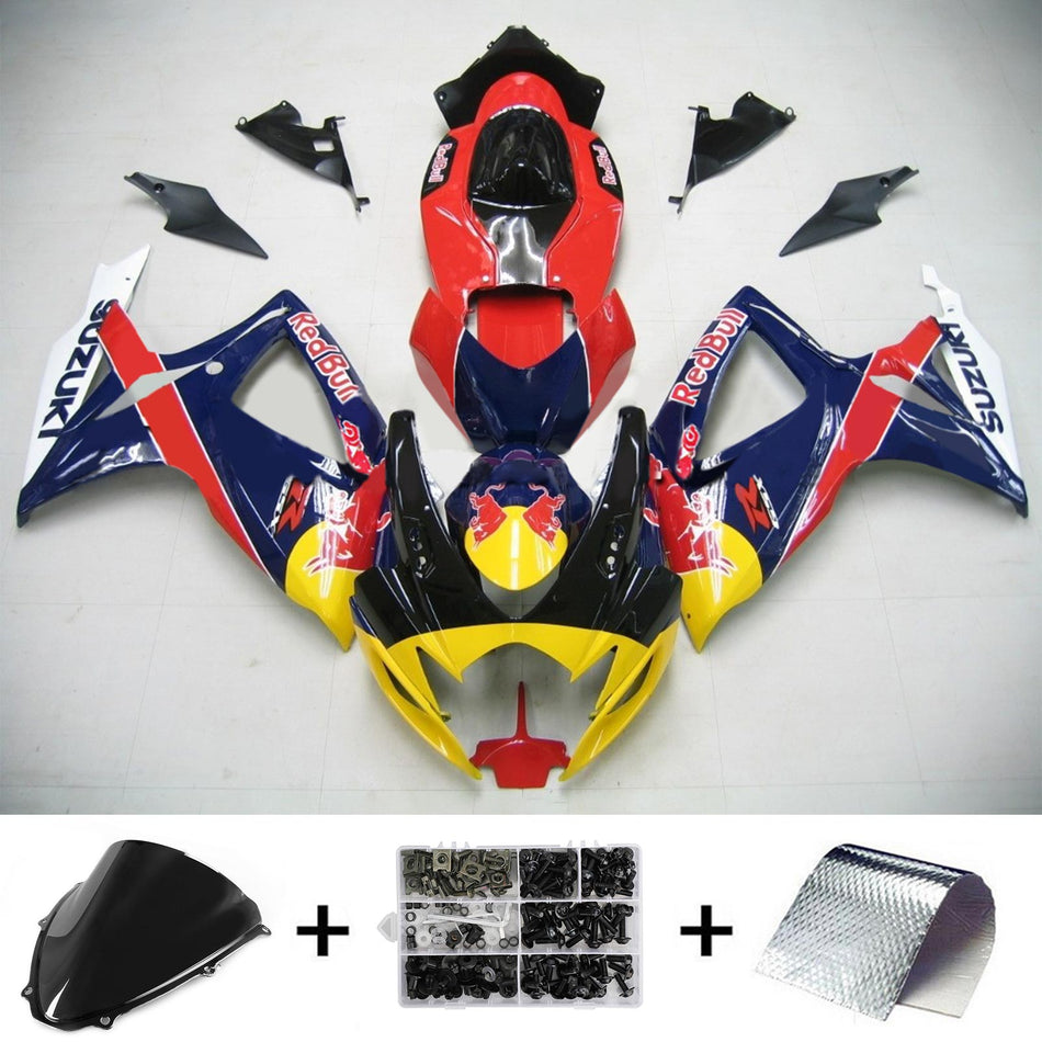 2006-2007 スズキ GSXR 600/750 K6 Amotopart インジェクションフェアリングキット ボディワーク プラスチック ABS #113
