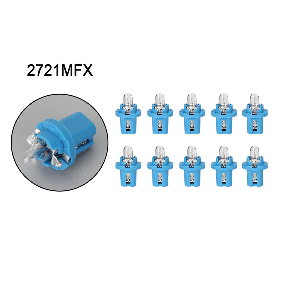 10x OSRAM 車用オリジナル計器ライト 2721MFX 12V 1.2W BX8.5d 汎用