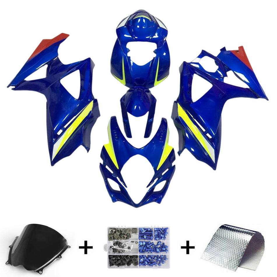 2007-2008 スズキ GSXR1000 K7 フェアリングキット ボディワーク プラスチック ABS