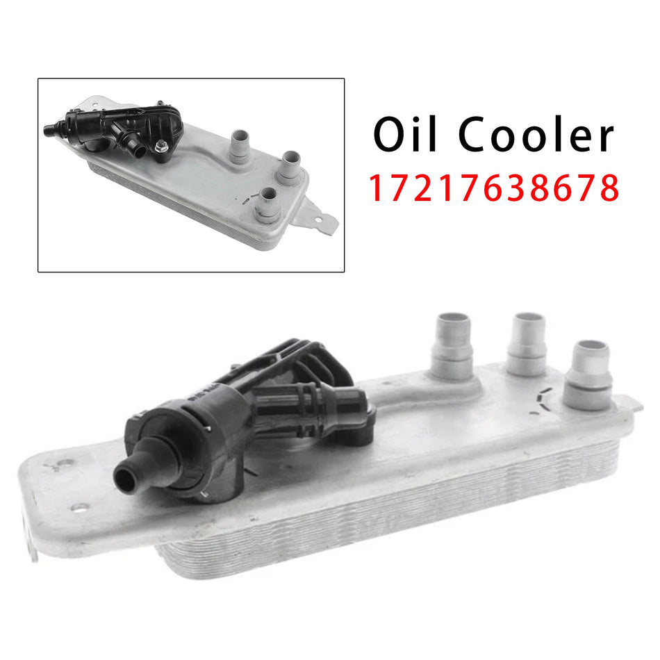 2013-2015年式 BMW ActiveHybrid 7 F02 L6 3.0L オートマチックトランスミッション用 トランスミッションオイルクーラー熱交換器（サーモスタット付き） 17217572540