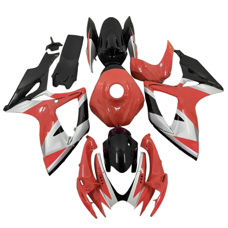 スズキ GSXR 600/750 2006-2007 K6 用 インジェクションフェアリングキット ボディワーク プラスチック ABS