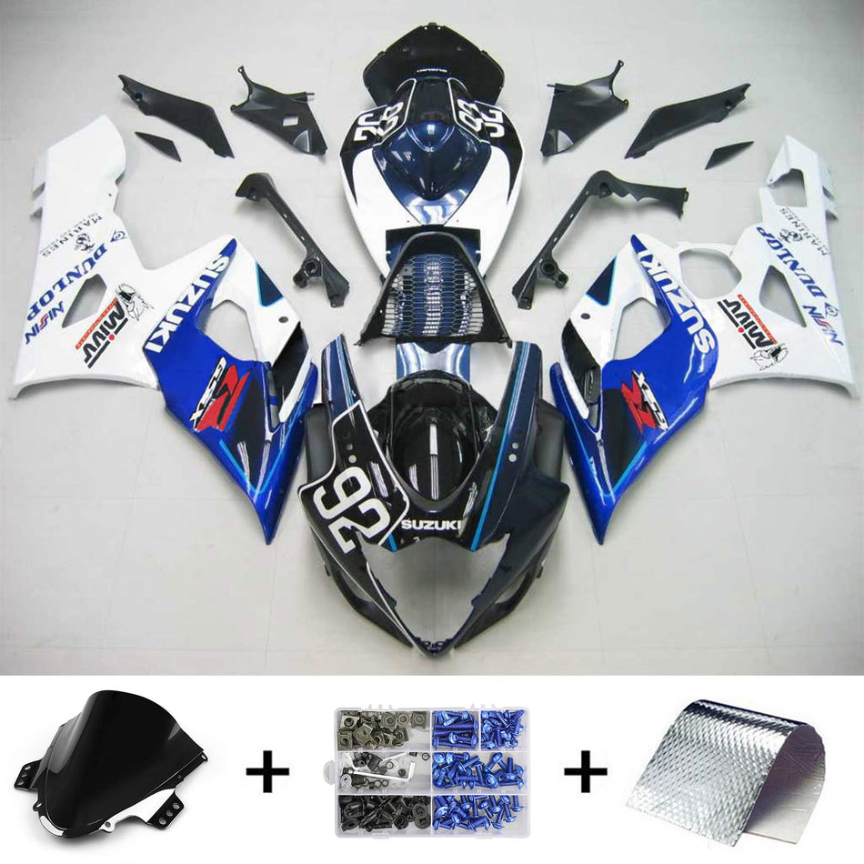 2005-2006 スズキ GSXR1000 K5 Amotopart インジェクションフェアリングキット ボディワーク プラスチック ABS #121