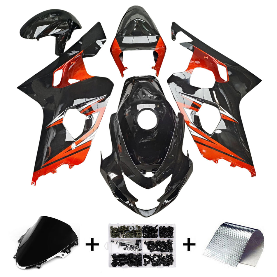 スズキ GSXR 600/750 2004-2005 K4 用 インジェクションフェアリングキット ボディワーク プラスチック ABS