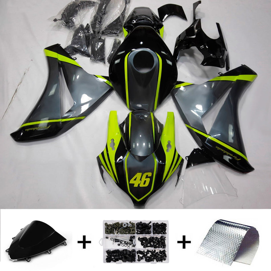 ホンダ CBR1000RR 2008-2011 用射出成形フェアリングキット ボディワーク プラスチック ABS